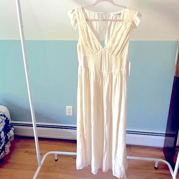 Reformation Daylight Dress in Ivory Bridal NWT 6
